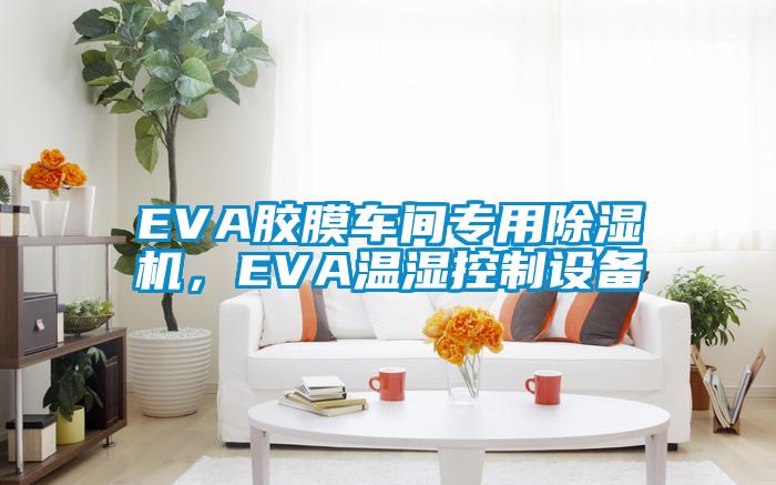 EVA膠膜車間專用除濕機，EVA溫濕控制設(shè)備