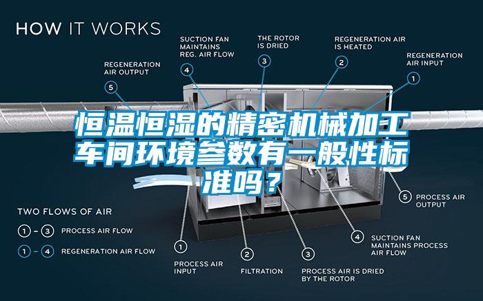 恒溫恒濕的精密機械加工車間環(huán)境參數(shù)有一般性標準嗎？