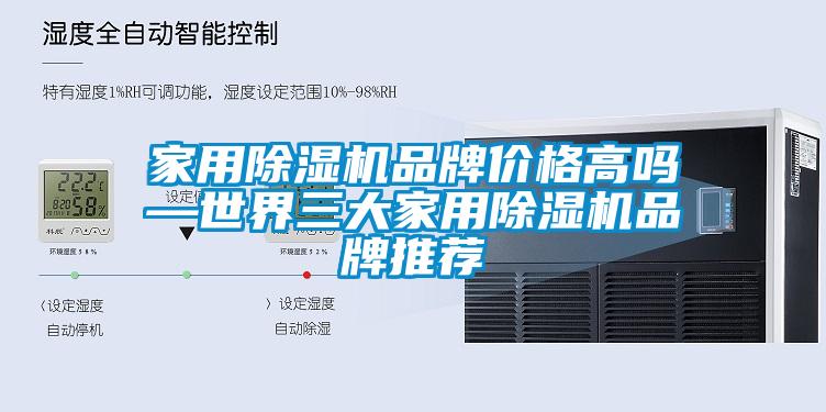 家用除濕機品牌價格高嗎—世界三大家用除濕機品牌推薦