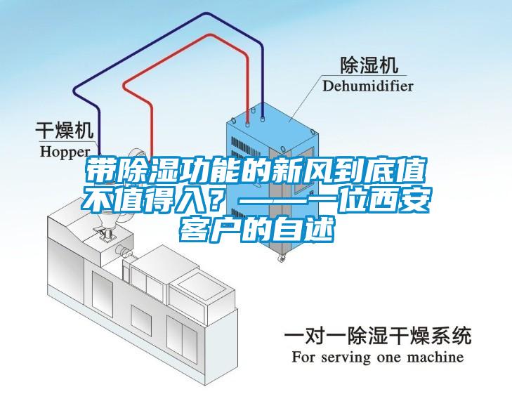 帶除濕功能的新風(fēng)到底值不值得入？——一位西安客戶的自述