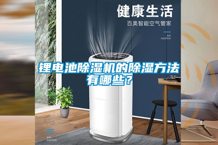 鋰電池除濕機(jī)的除濕方法有哪些？