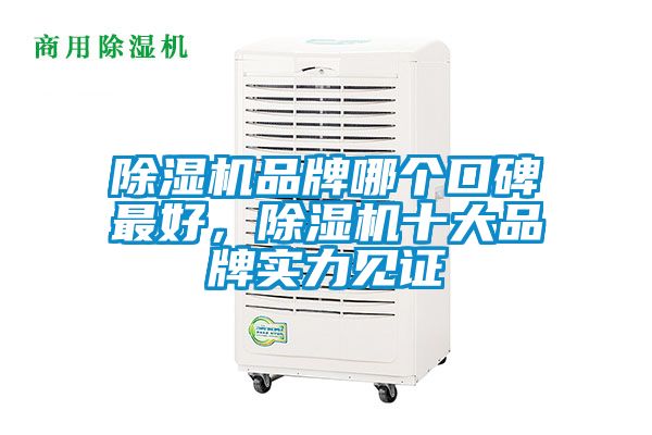 除濕機品牌哪個口碑最好，除濕機十大品牌實力見證