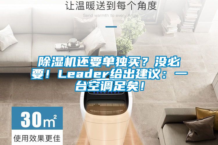 除濕機(jī)還要單獨(dú)買(mǎi)？沒(méi)必要！Leader給出建議：一臺(tái)空調(diào)足矣！